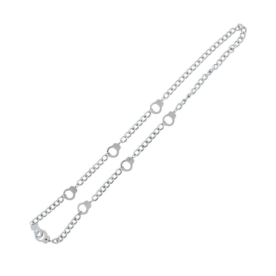 Metal Handcuff Link Chain Aesthetic Necklace