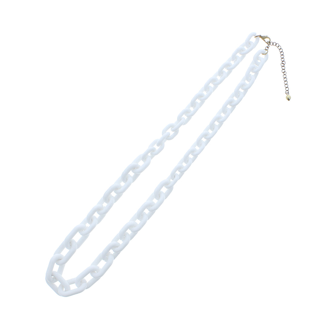 Plastic Chunky Link Punk Chain Necklace