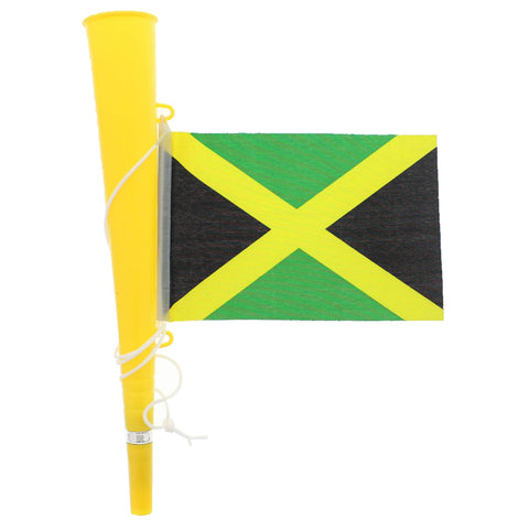 Yellow Woofer Horn with Jamaica Flag