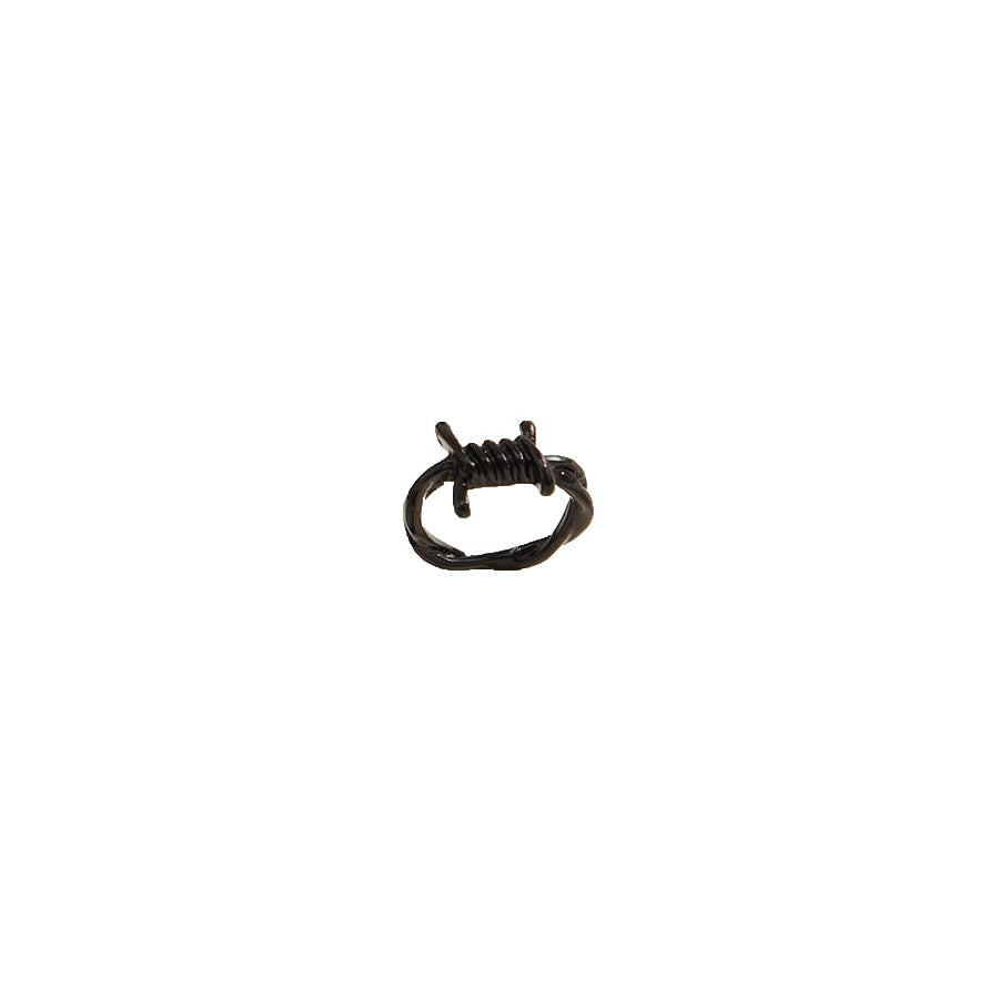 Black Barbed Wire Ring
