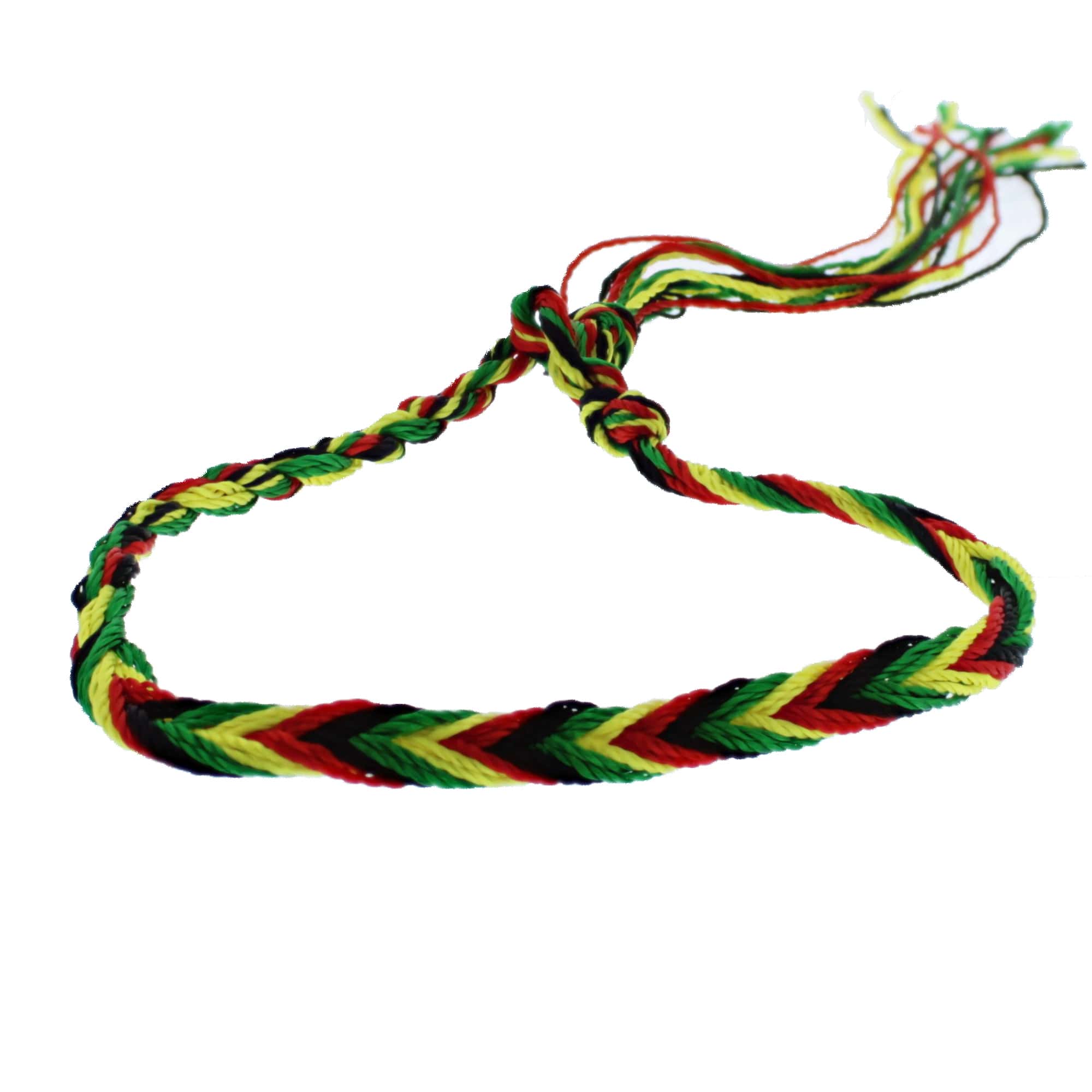 Rasta Rope Braided Bracelet