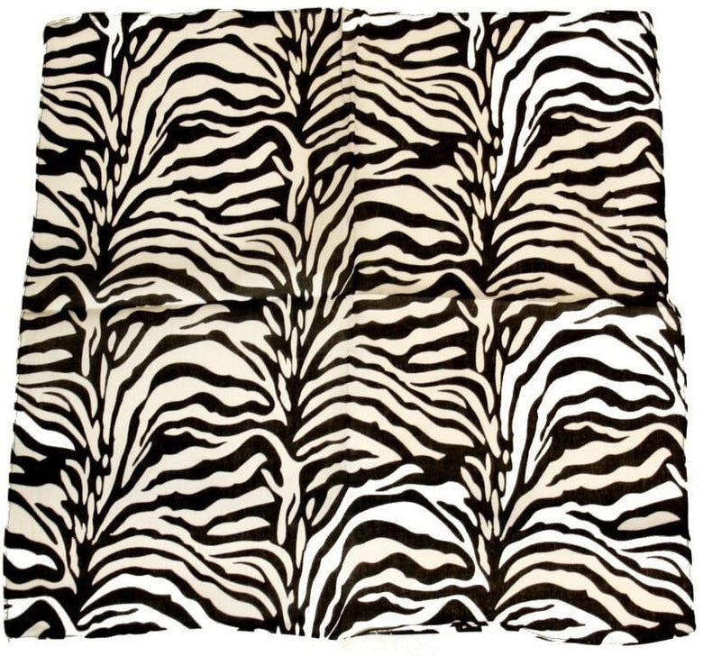 Zebra Print Bandana