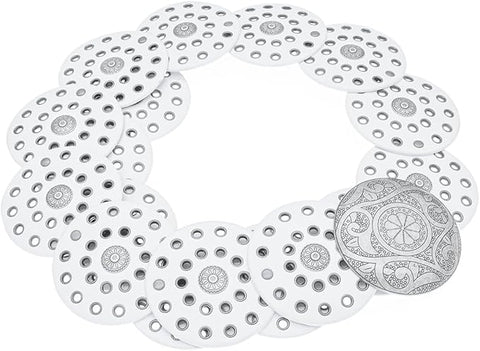 Vintage Style Western Boho PU Disc Belt