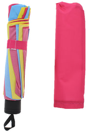 Pansexual Colour Foldable Handbag Size Umbrella with Case