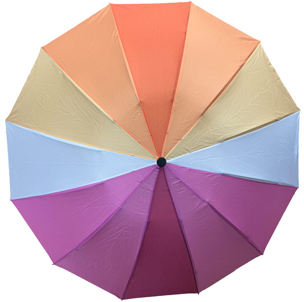 Sunset Lesbian Colour Foldable Handbag Size Umbrella with Case