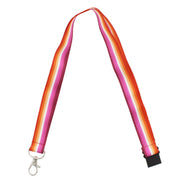 90cm Sunset Lesbian Lanyards with Detachable Keyhook