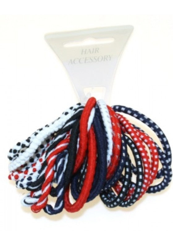Hair Elastics Spec Mix 18pcs/card