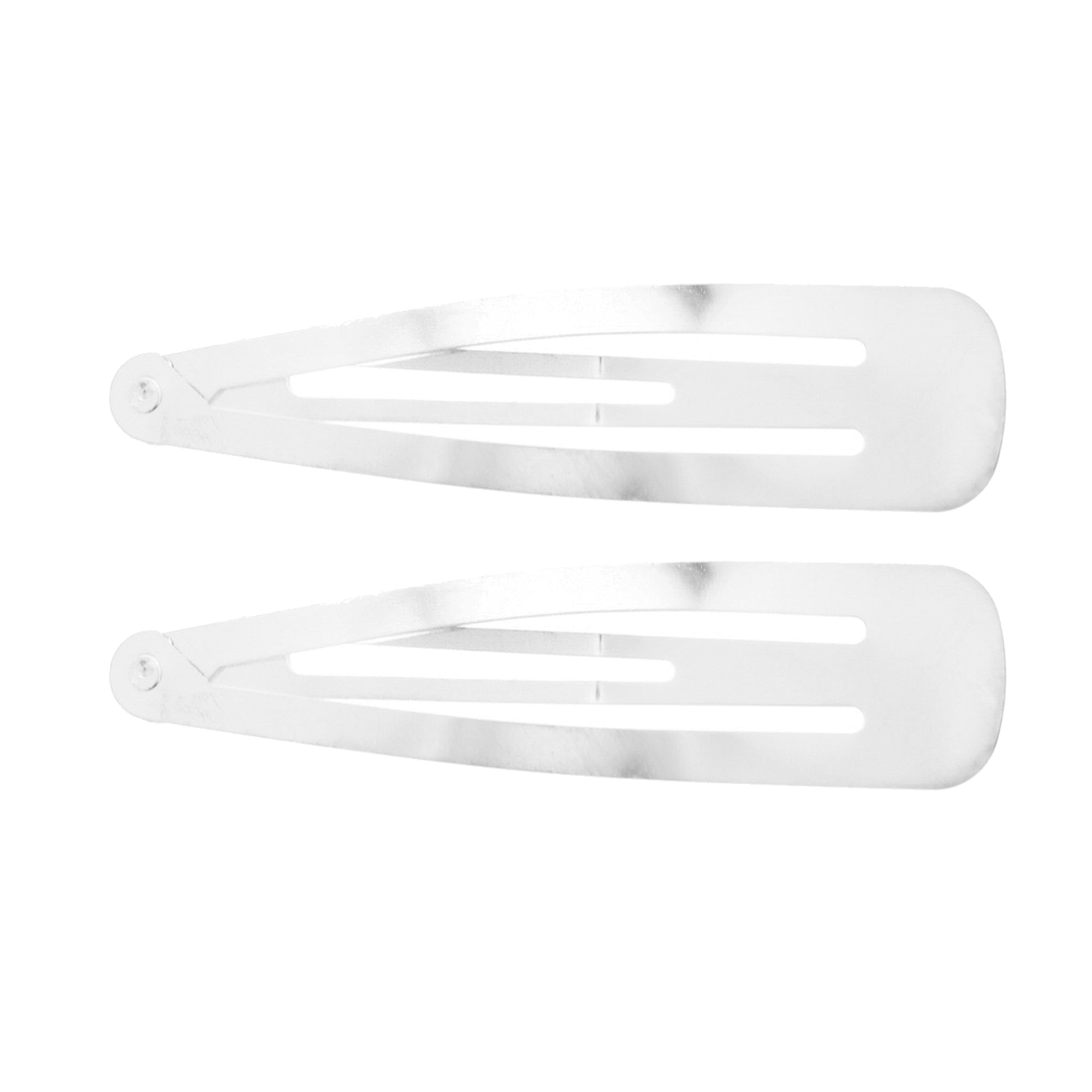 2 on a Card 8.6cm Metal Hair Snapclips