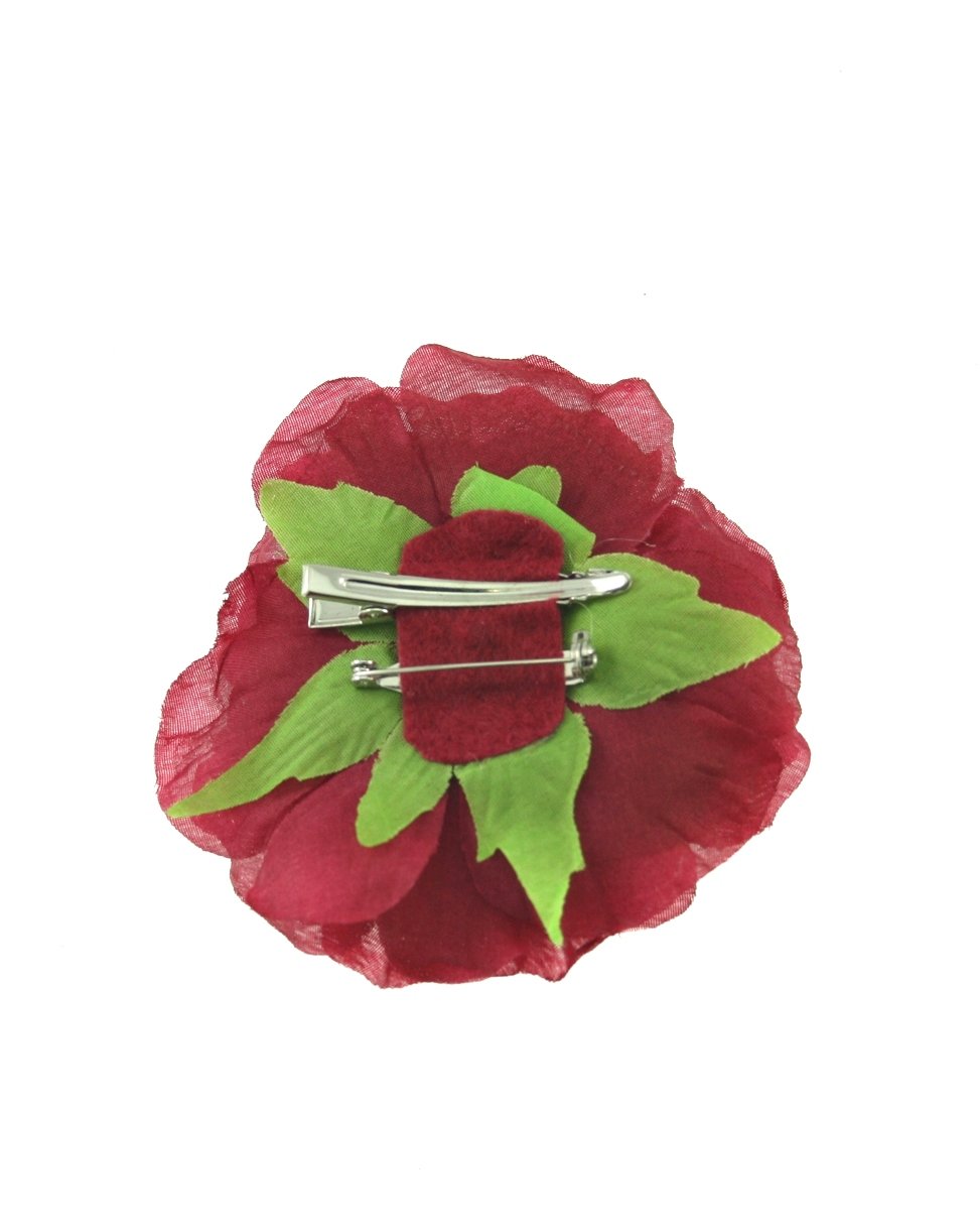 Peonies on Concord Clip & Brooch Hair Pin