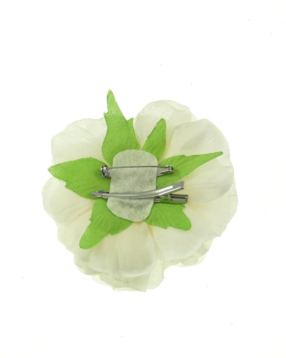 Peonies on Concord Clip & Brooch Hair Pin