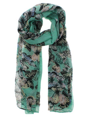 Butterfly Cluster Print Scarf