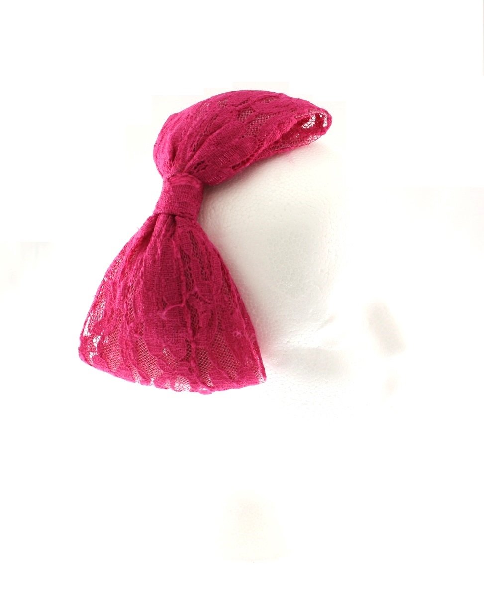 Large Lace Bow on Aliceband