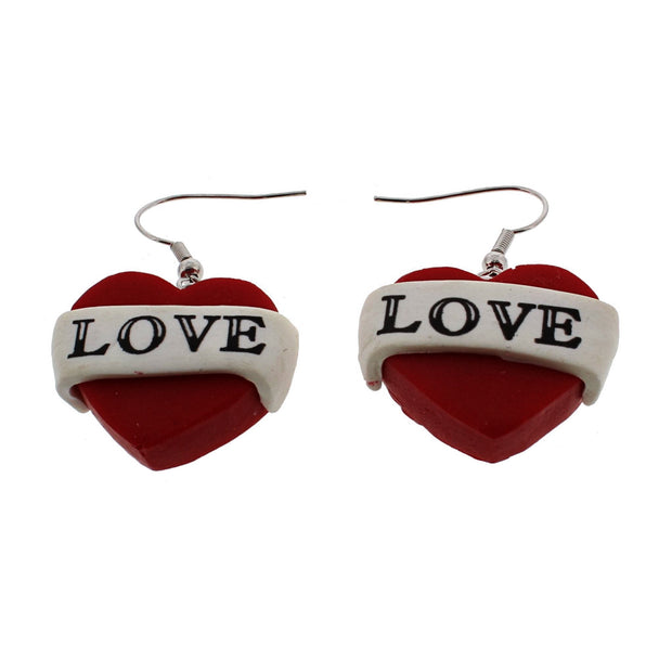 Love Heart Earrings (2.5 x 2cm)