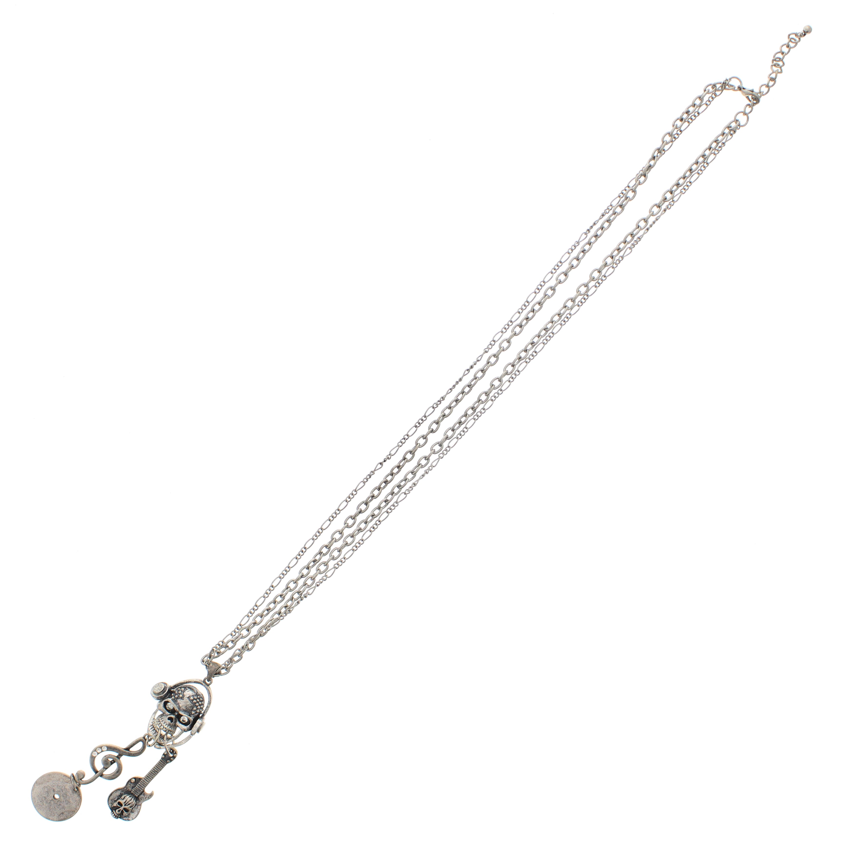 Musical Themed Diamante Skull