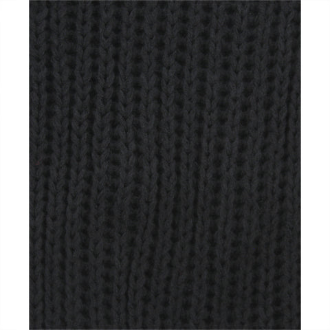 Warm Knitted Black Loop Scarf / Snood/ Cowl