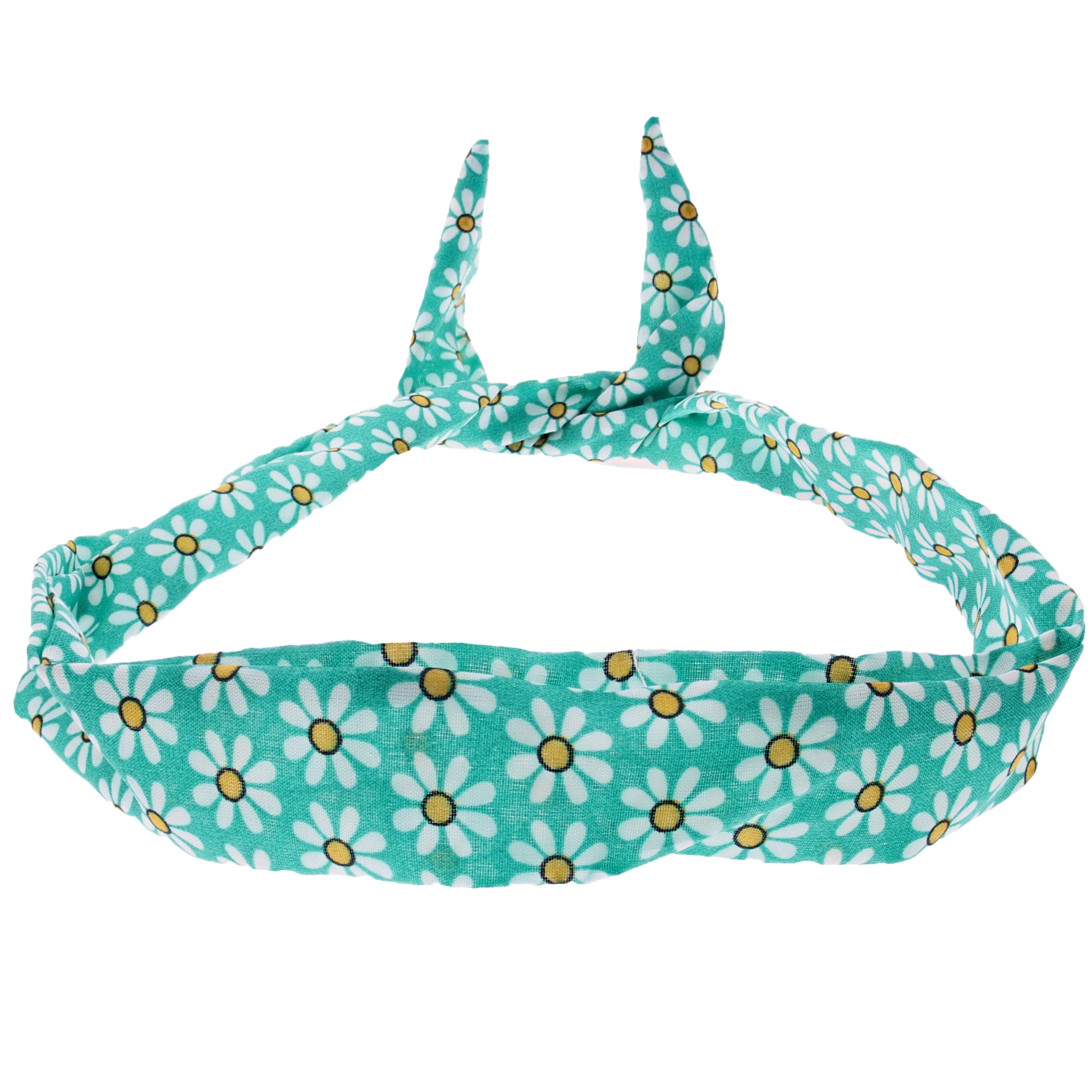 Assorted Daisy Print Wire Headbands