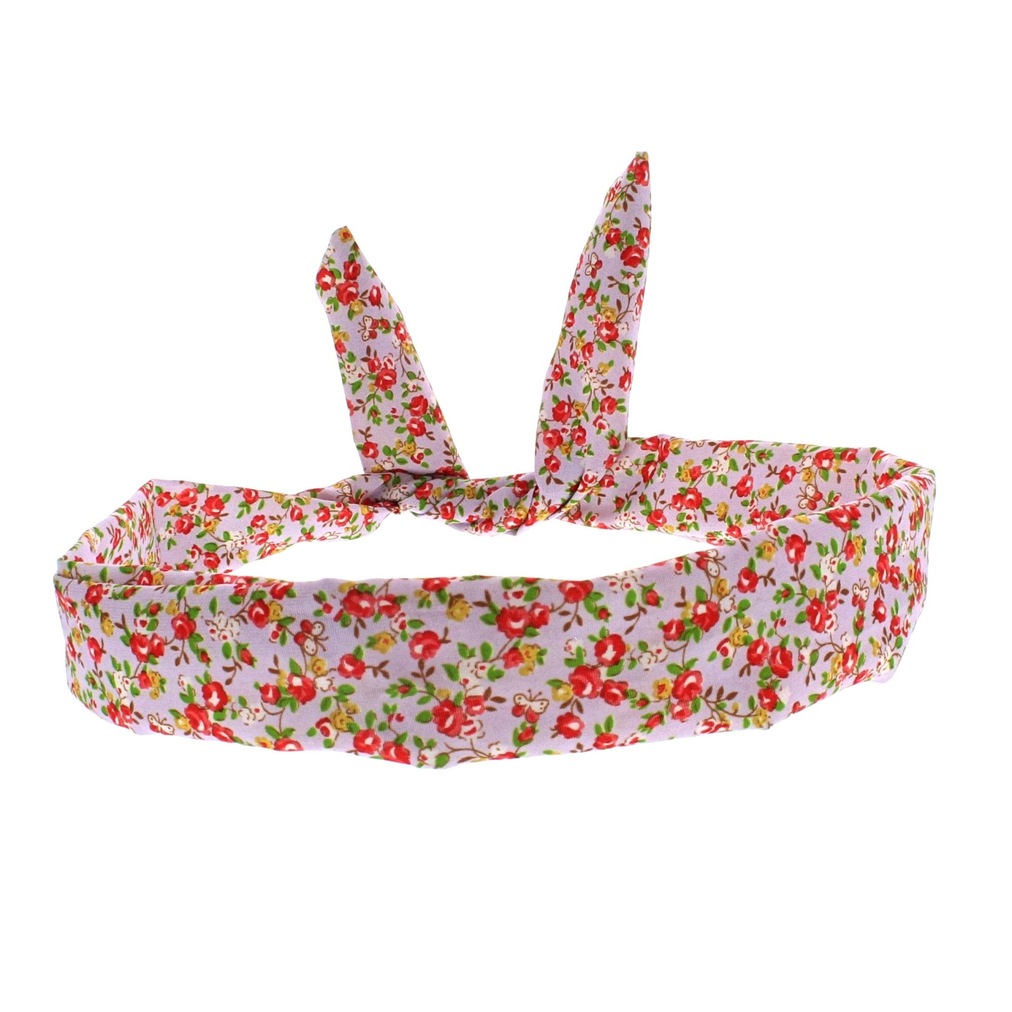Floral Print Wire Headband