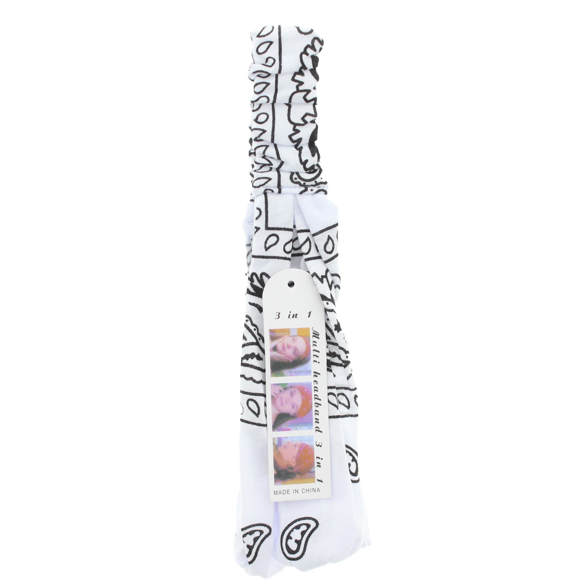 Paisley Print 3 in 1 Headband