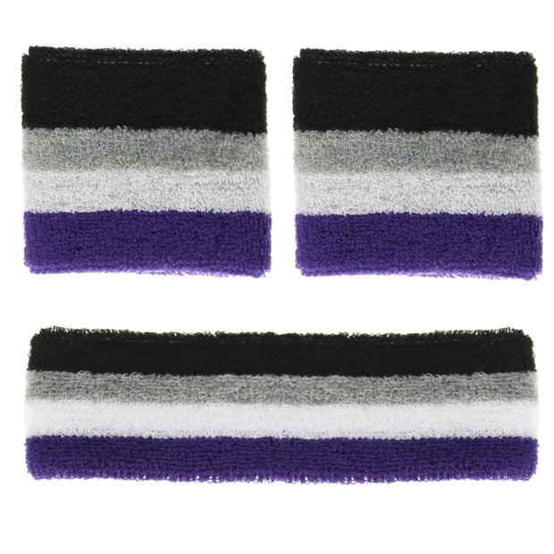Asexual Sweatband / Headband Sets