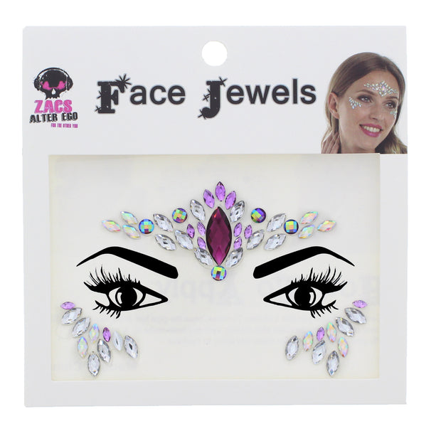 Crystal Stone Face Gems / Jewels - Style B