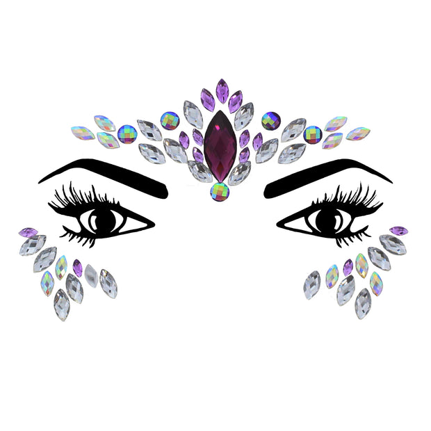 Crystal Stone Face Gems / Jewels - Style B