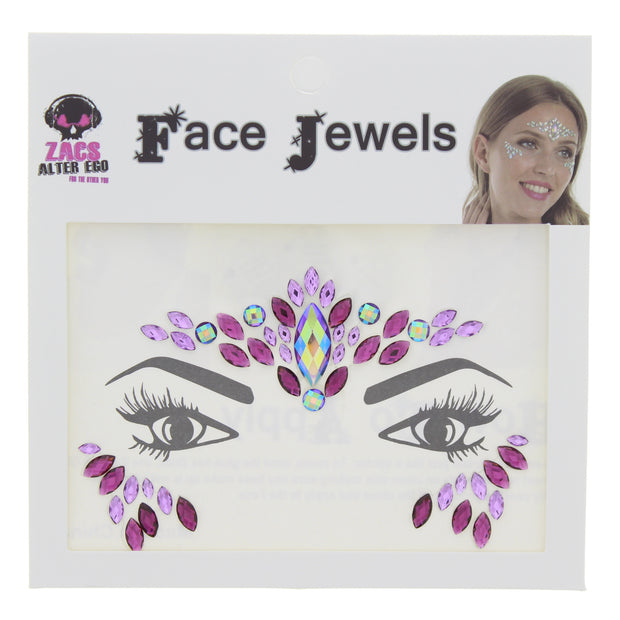 Crystal Stone Face Gems / Jewels - Style B