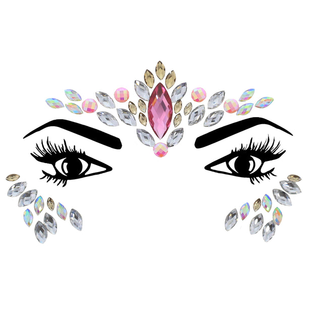 Crystal Stone Face Gems / Jewels - Style B