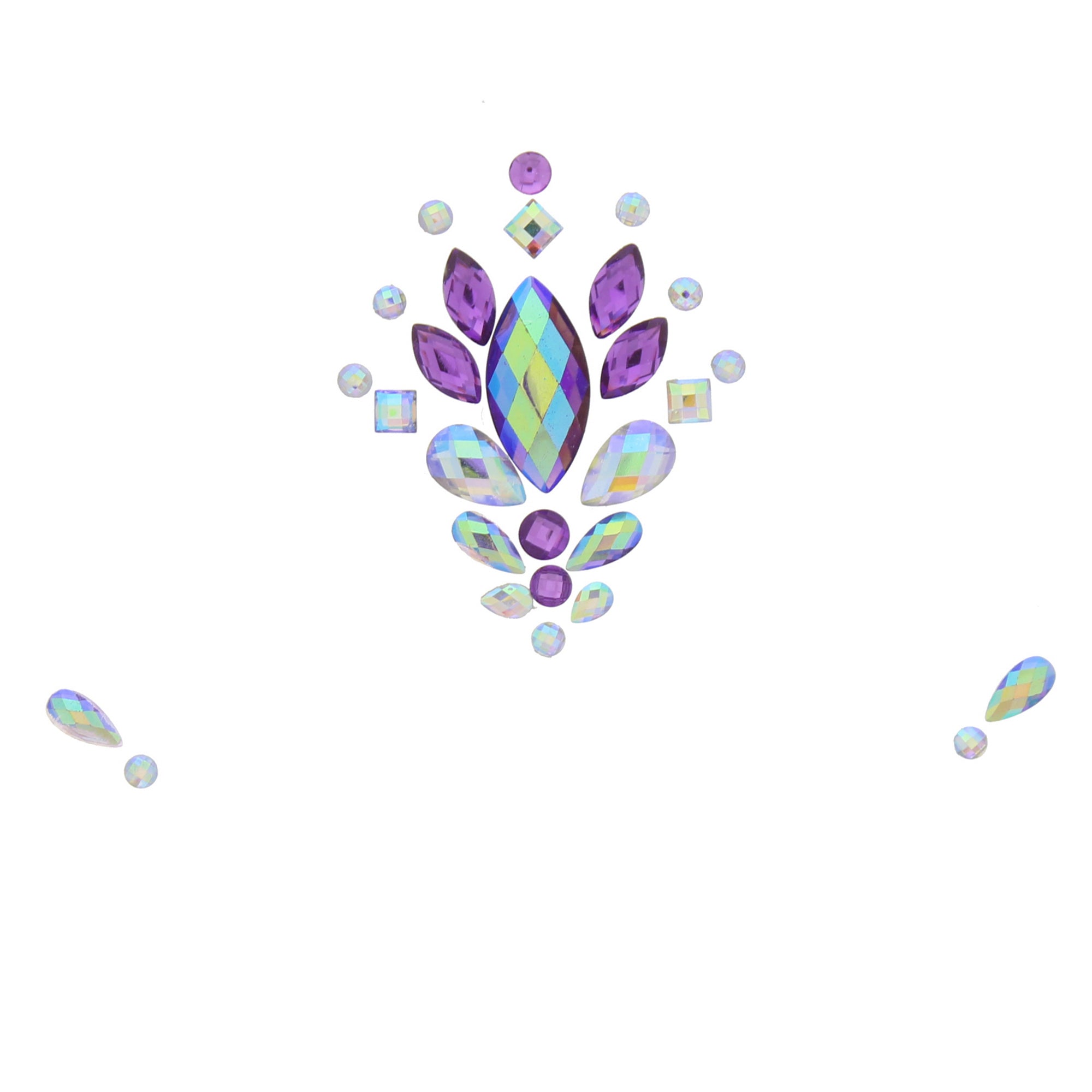 Crystal Stone Face Gems / Jewels - Style D