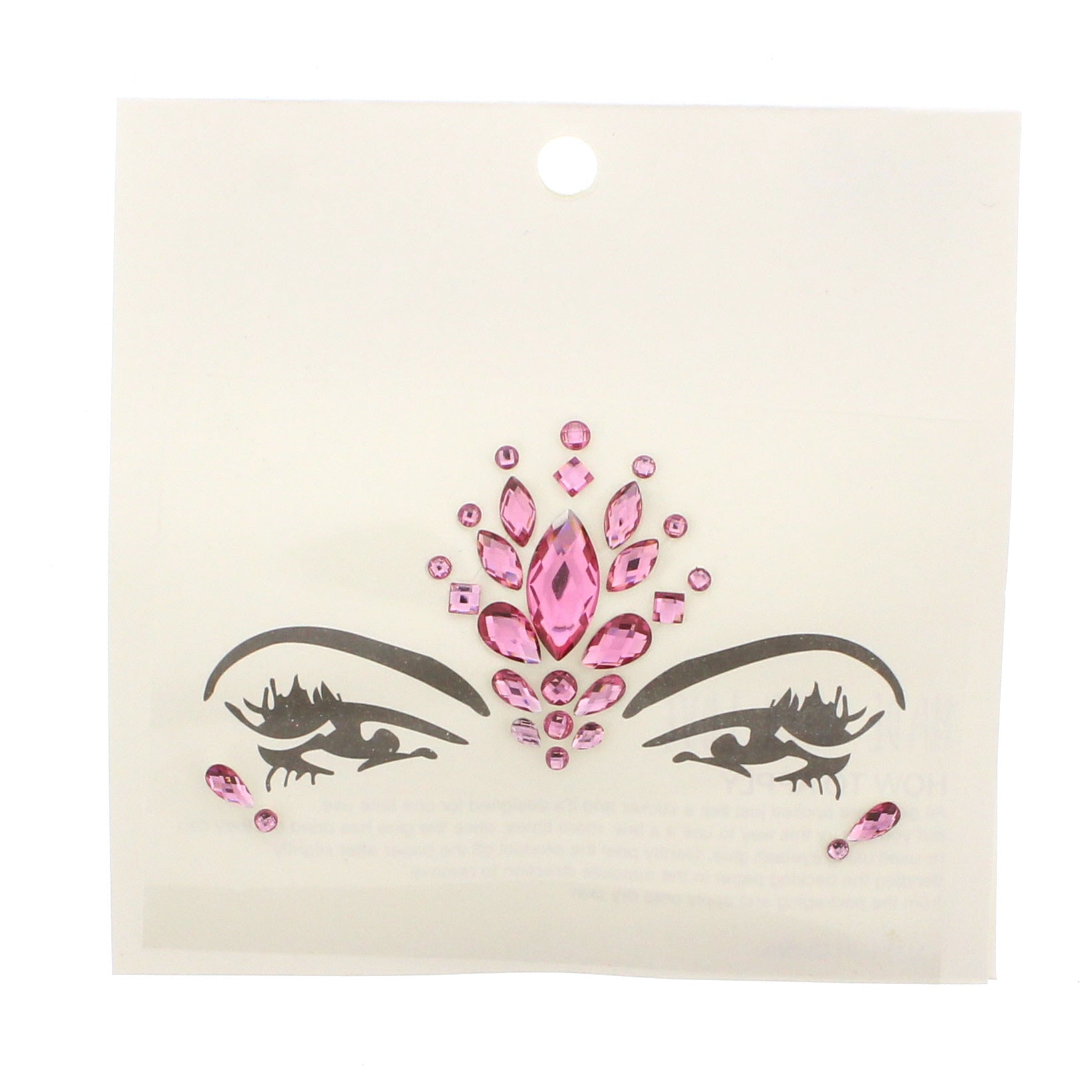 Crystal Stone Face Gems / Jewels - Style D