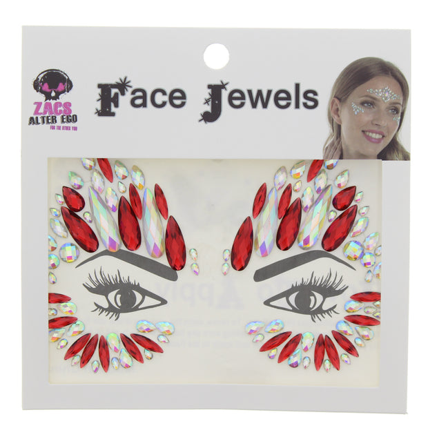 Crystal Stone Face Gems / Jewels - Style P