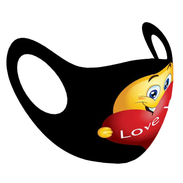 Love You Emoji Value Face Mask for Kids/ Teenagers