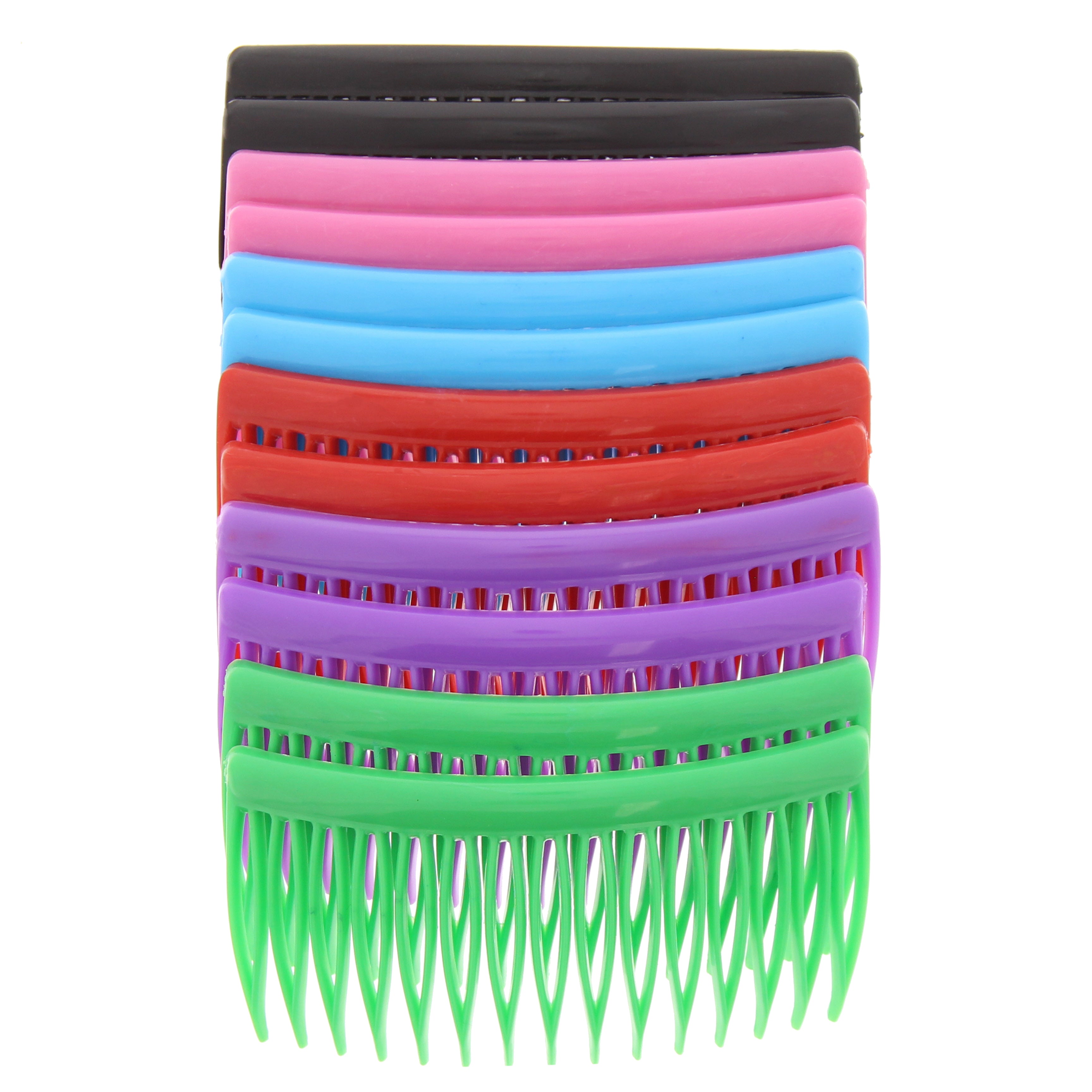 8.5cm Assorted Bright Hair Combs
