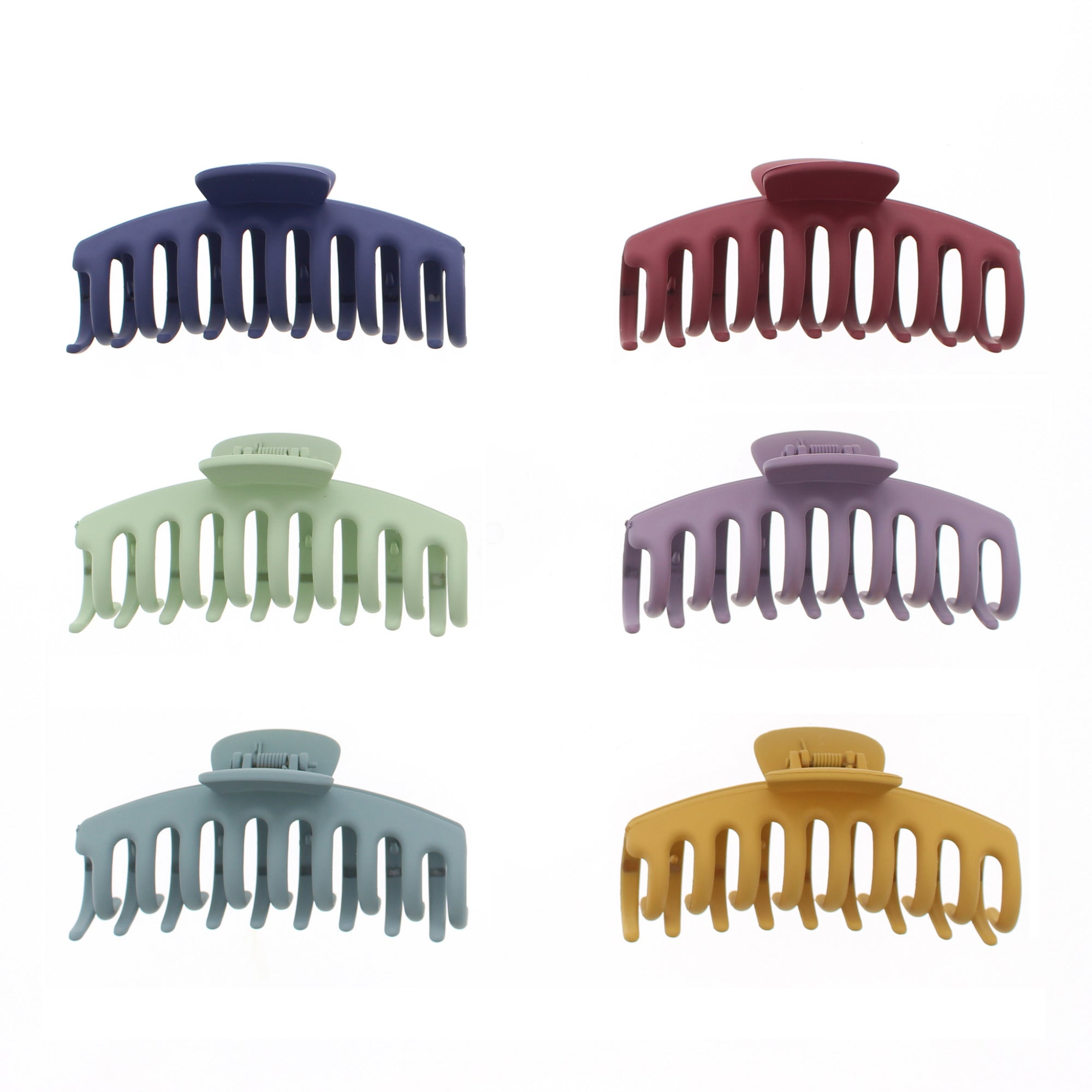 11cm Assorted Matte Finish Barrel Clamps