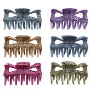 9cm Assorted Wavy Striped Clamps