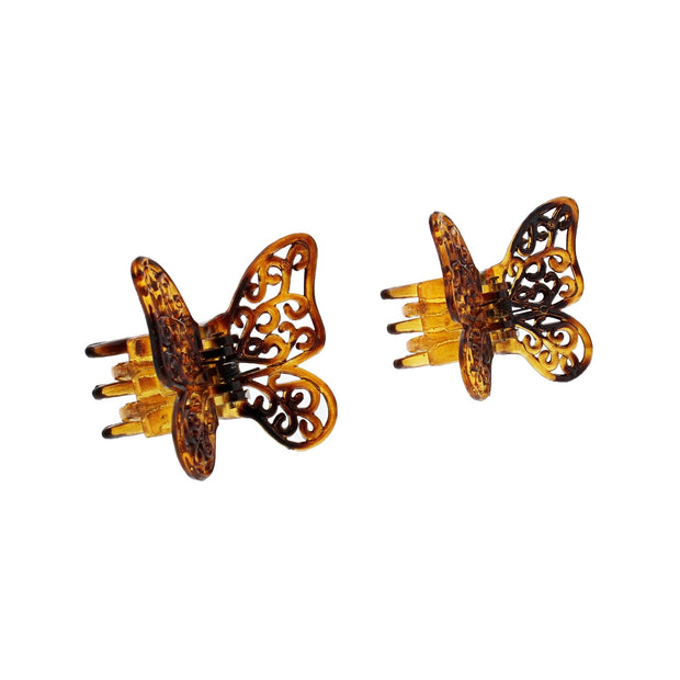 5cm Butterfly Filigree Clamps