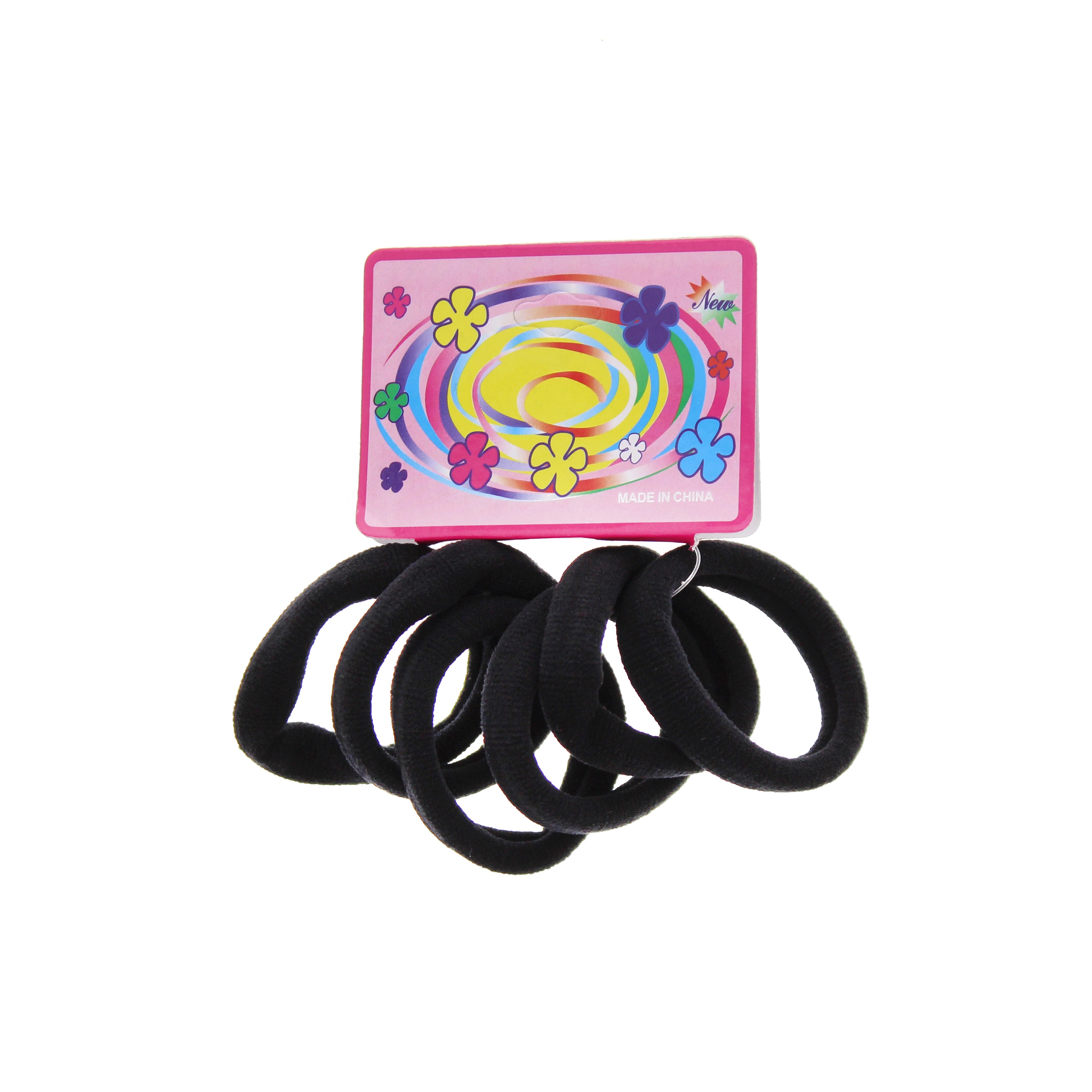 Card of 6 Soft Hair Ponios Elastic