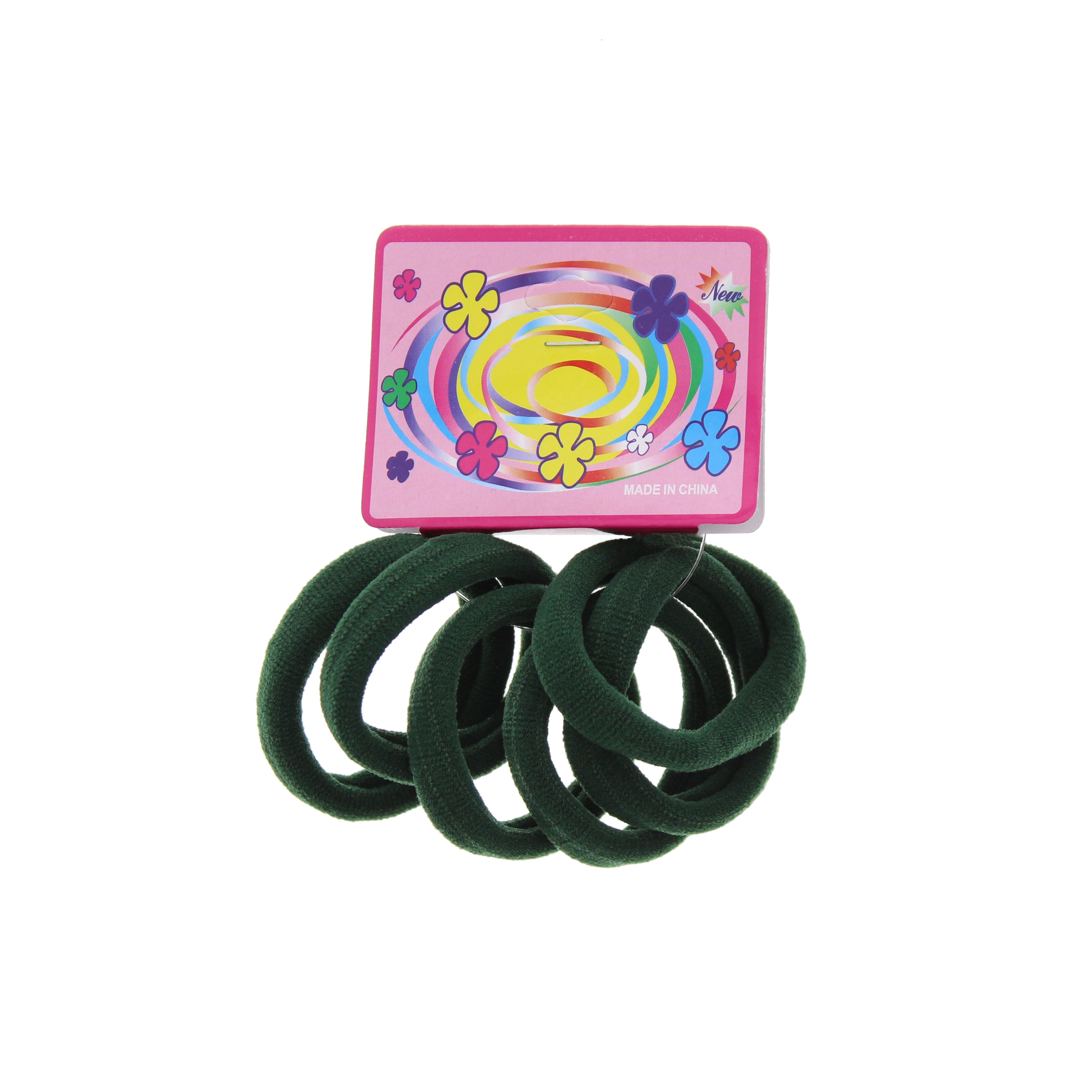 Card of 6 Soft Hair Ponios Elastic