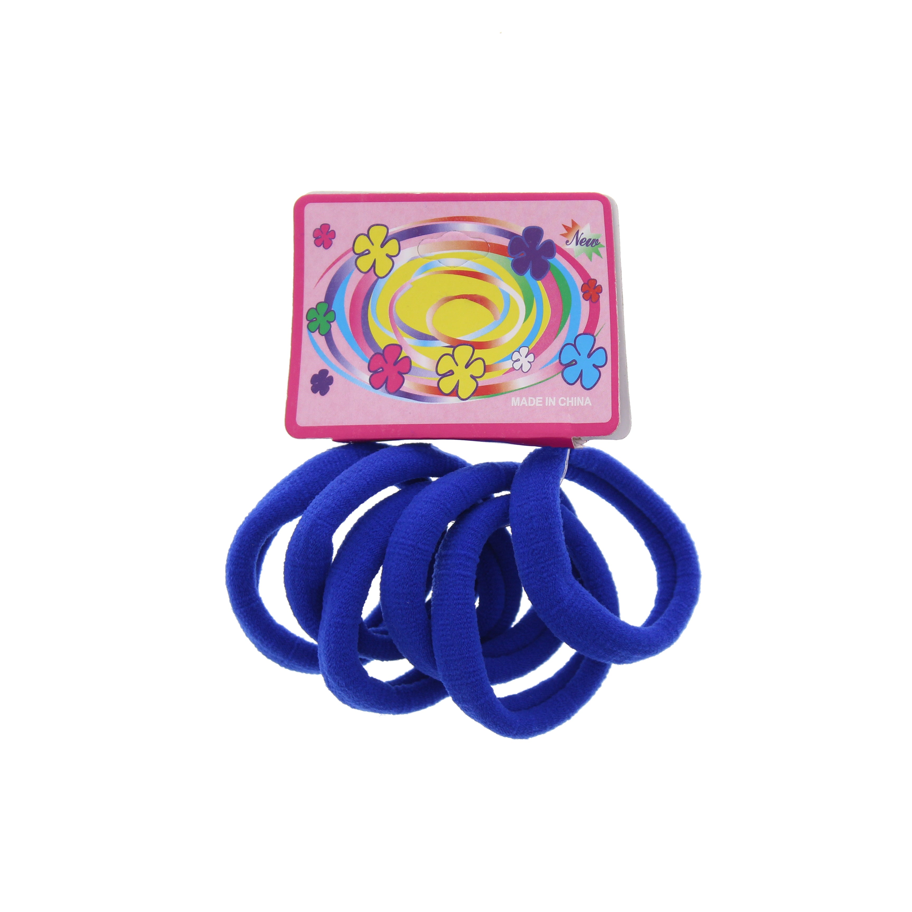 Card of 6 Soft Hair Ponios Elastic