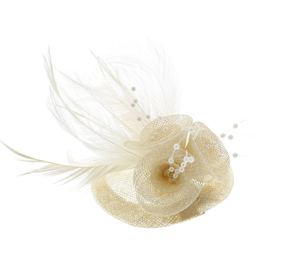 Fascinator on Clip & Brooch Pin