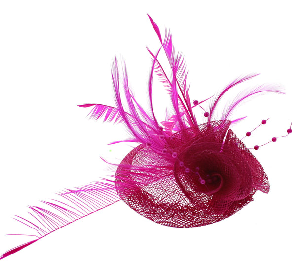 Fascinator on Clip & Brooch Pin