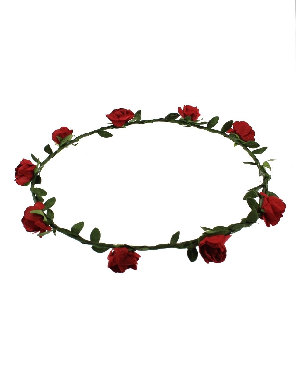 Rose Flower Hair Wreath Garlands