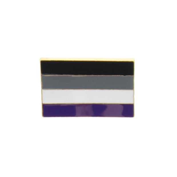 Heavy Metal Asexual Equality Pin Badges