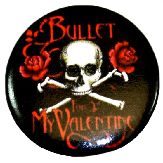 BULLET/ Skull Xbone/ MY VALENTINE Badge