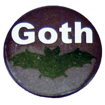 GOTH Bat Badge