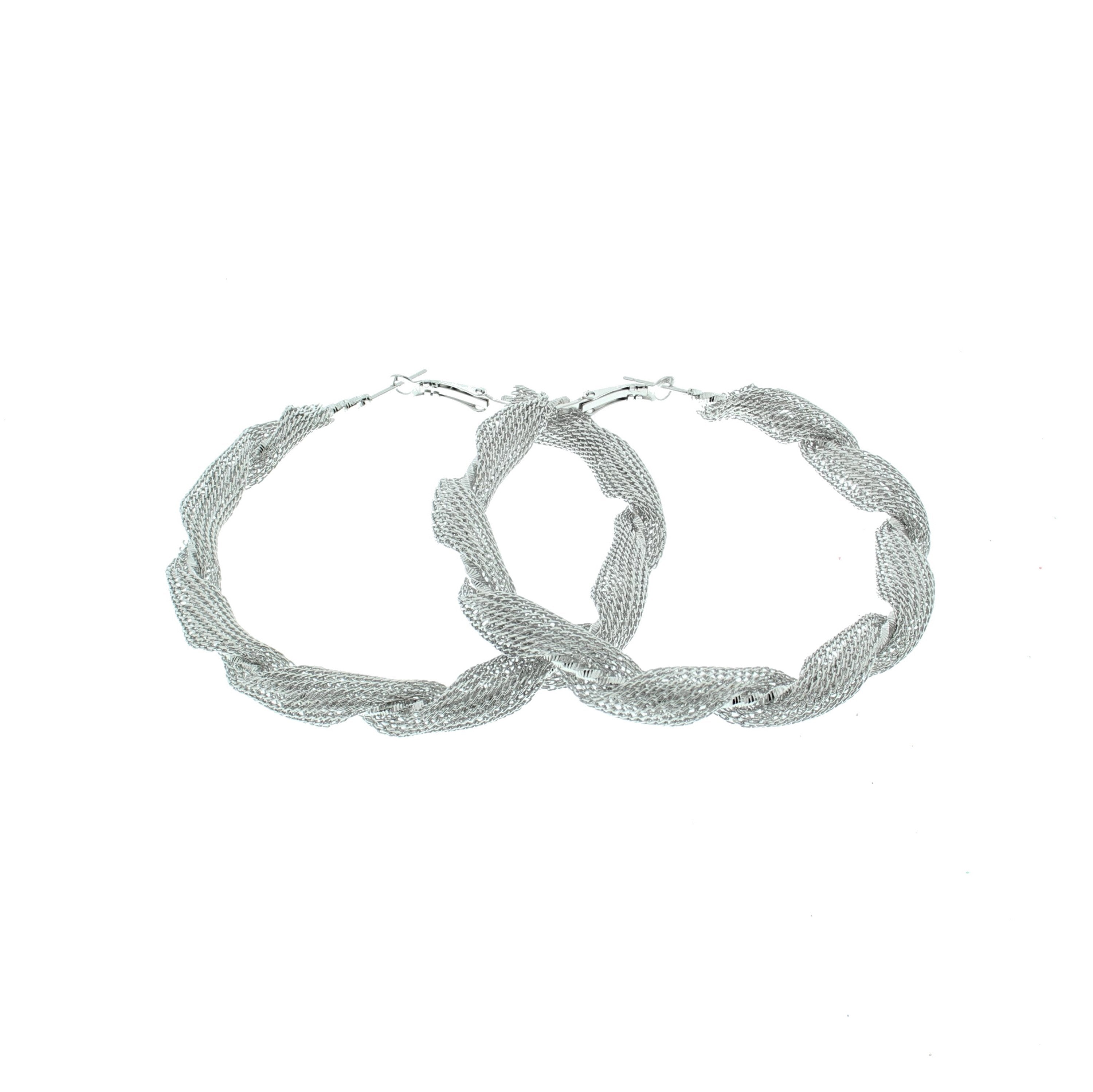 Twisted Hoop Earrings
