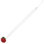 Apple Necklace on a 69cm Silver Chain (4 x 4.5cm Pendant)