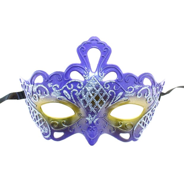 Two Tone Masquerade Plastic Eye Mask