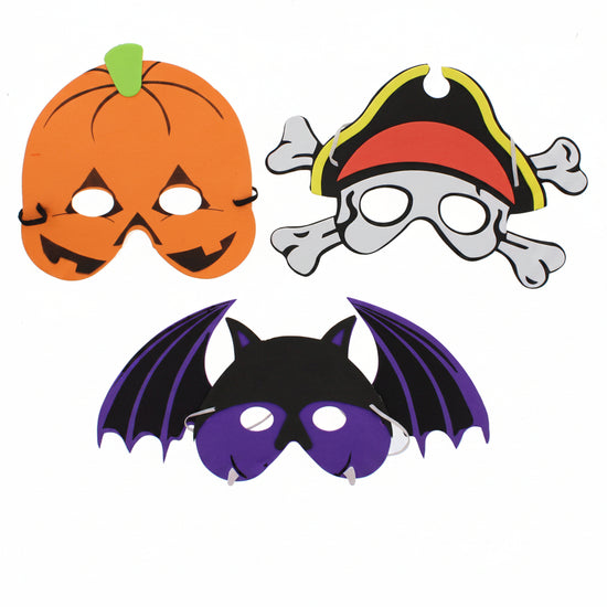 Assorted Children's Halloween Foam Masks