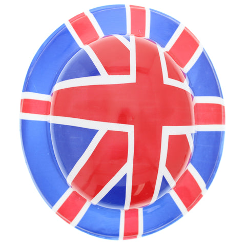 Union Jack Plastic Bowler Hat