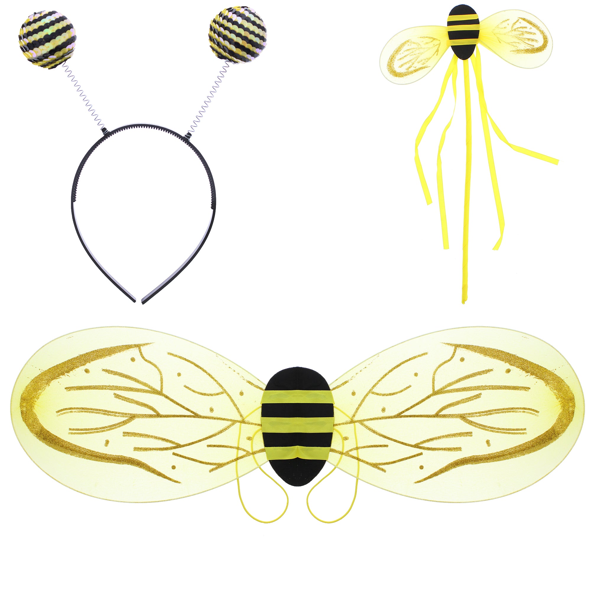 Bumble Bee Set includes Headbopper, Wings & Wand